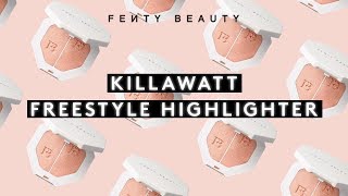 KILLAWATT FREESTYLE HIGHLIGHTER  FENTY BEAUTY [upl. by Ydnat]