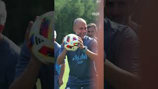 PEP GUARDIOLAs most INTENSE TRAINING GAME 😰 shorts [upl. by Silverman533]