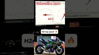 kawasaki Ninja H2r top speed 😎😲💥h2r top speed shorts viral rider [upl. by Ahseikram815]