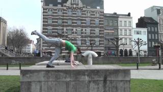 Freerun the city of Antwerp Belgium [upl. by Akkimat]