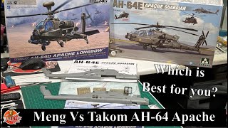 Meng Vs Takom AH64 Which one is best for you [upl. by Vogele]