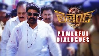 Balakrishna Powerful Dialogues  Hell Dialogue  Legend Movie  Telugu Dialogues [upl. by Yecram]