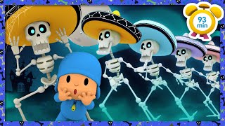 💀 POCOYO in ENGLISH  Spooky Scary Skeletons 93 min  Full Episodes  VIDEOS and CARTOONS for KIDS [upl. by Deedahs]