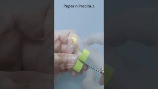 Easy and Elegant paper Earrings  diy papercrafts origamilover [upl. by Showker]