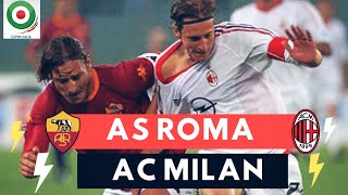 AS Roma vs AC Milan 14 All Goals amp Highlights  2003 Coppa Italia [upl. by Sybila]