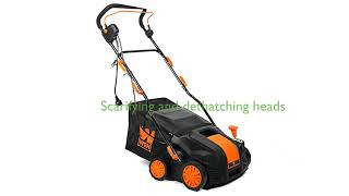 Review WEN DT1516 Electric DethatcherScarifier ESSENTIAL details [upl. by Anreval921]