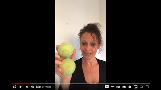 Tennisbalmassage met Jeanine Theunissen [upl. by Acimot194]