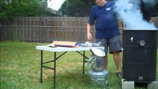 Big Iron BBQ pulled pork on Ugly Drum Smoker [upl. by Clemmie]