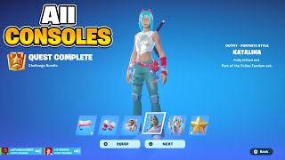 How To Get KATALINA Skin FREE WITHOUT a PHONE in Fortnite WORKING 🤩 [upl. by Ueihttam44]