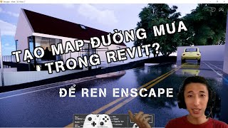 Map Đường Mưa Trong Revit Để Render Enscape [upl. by Cuttler]