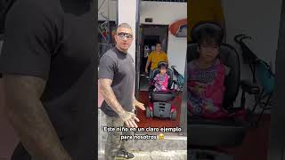 Este niño es un ejemplo para nosotros 🙏🏻 no se rinde por nada del mundo 🥹🥹 [upl. by Larual]