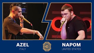 Beatbox World Championship 🇮🇹 Azel vs NaPom 🇺🇸 Quarterfinal [upl. by Nitsruk]