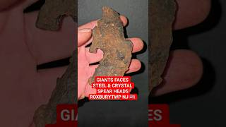 GIANTS FACES STEEL amp CRYSTAL SPEAR HEAD ROXBURYTWP NJ 🇺🇸 LenAPE Prehistoric ancientartifacts [upl. by Akima]