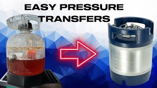 2 Ways to Transfer Beer from a Pressure Fermenter to a Keg No Foam No Oxidation [upl. by Nahtal]