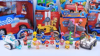 Paw Patrol Unboxing Collection Review  Rubble mighty movie bulldozer  Hero pup  Marshall ASMR [upl. by Damales]