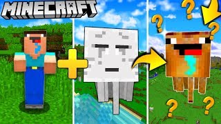 NOOB  GHAST   ŻYCIE MUTANTA MOBÓW W MINECRAFT [upl. by Yznyl]