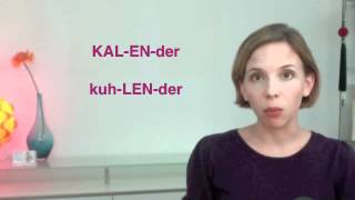 How to pronounce CALENDAR  60sec Pronunciation Quick Fix Heather Hansen [upl. by Amled]