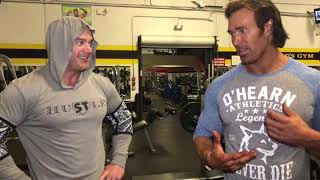 Mike OHearn And Mark Bell Bench Press Tips For A Strong Chest [upl. by Nrublim]