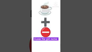 Guess the girl name by emoji challenge viral trending shorts [upl. by Ahseikan]