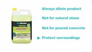 Techniseal How to apply HD Paver Preparator Cleaner [upl. by Valdas452]