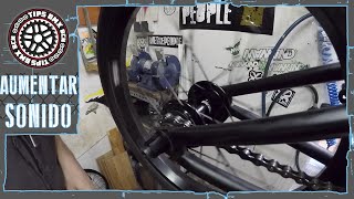 COMO HACER QUE EL BUJE MASA DE TU BMX SUENE MAS  TUTORIALES MECANICA BMX [upl. by Rothberg]