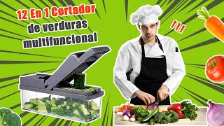 REDDRAGON❥ Rallador Cortador Picadora De Verduras Fruta Manual Dicer [upl. by Akirdnas420]