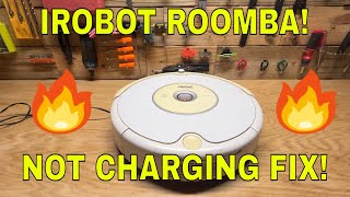 Irobot Roomba Not Charging Fix Error Number 5 Not Charging Fix Easy Fix for Irobot Roomba [upl. by Yremrej83]