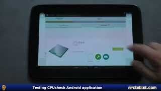 CPUcheck app confirms Rockchip RK3288 CPU is ARM CortexA12 [upl. by Einner712]