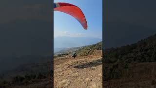 Paragliding Pokhara Nepal 🪂🇳🇵Paragliding Takeoff [upl. by Hadihsar633]