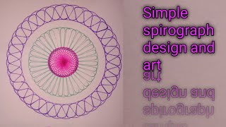 Spirograph design and art ❤️ art spirograph [upl. by Chi969]