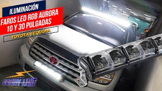 Barras LED Aurora Evolve RGB Alta Luminosidad  Barras LED offroad 4x4  Sunny Light  Autoelite [upl. by Ahsyekal]