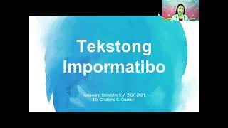 Tekstong Impormatibo [upl. by Niroc]