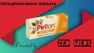 Chlorpheniramine Maleate 4mg AllerChlor What is Chlorpheniramine Uses Dose amp Side Effects [upl. by Edlihtam]