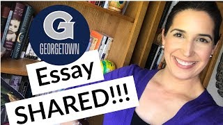 Georgetown Essays That Make People Pay Attention REAL Student TRICKS [upl. by Alfonso]