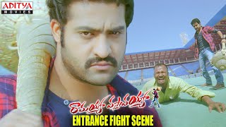 Ramayya Vasthavayya Movie  NTR Entrance Fight Scene  NTR Samantha Shruti Haasan [upl. by Leanatan402]