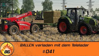 LS19  Gemeinde Rade 041  BALLEN verladen mit dem Telelader  FS19  Lets Play HD [upl. by Nuajed299]