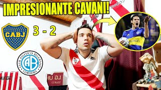 BOCA 3 vs BELGRANO 2 😮 Reacción de un Hincha de RIVER 🔥 CAVANI HATTRICK [upl. by Anne]