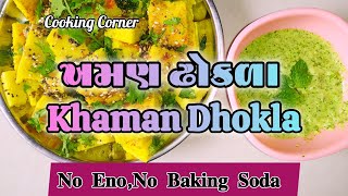 ખમણ ઢોકળા Khaman Dhoklagujratikhamandhokla gujratidhoklarecipe khamandhokla khamanrecipe [upl. by Denbrook537]