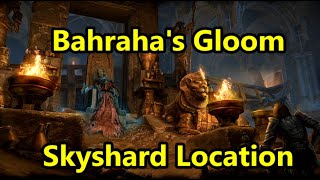 How to reach Bahrahas Gloom Skyshard Location in Hews Bane  Elder Scrolls Online ESO [upl. by Apfelstadt]