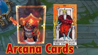 All the Arcana skincards and their Tarot card [upl. by Dixil]