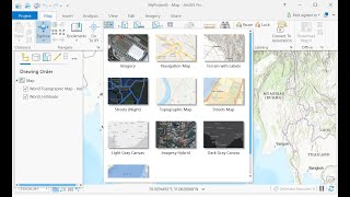 How to Change and Customize Basemaps in ArcGIS Pro  StepbyStep Tutorial I Add basemaps arcgis pro [upl. by Guenzi]