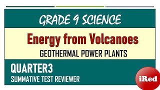 Grade 9 Science Geothermal Power Plants Quarter 3 Summative Test Reviewer [upl. by Anderson722]