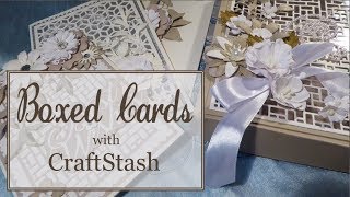 Elegant Boxed Cards with CraftStash [upl. by Ennovahs]