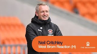 quotMore than matched Premier League oppositionquot  Neil Critchley  West Brom Reaction [upl. by Serica257]