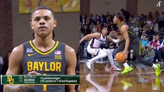 Keyonte George Leads Baylor No 6 Baylor Over No 12 Gonzaga  18 Points [upl. by Sherlock280]