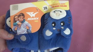 Jomix Kids Pantofole Sneakers MP7270 Size 28 Unboxing and Test [upl. by Artenek]