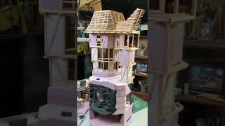 Daily Diorama Update DIY Tudor Wattle and daub panels [upl. by Midge308]