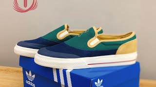 Unbox Closing Adidas Nizza RF SlipOn Originals Shoes Sneakers Green GW6173 [upl. by Leina]