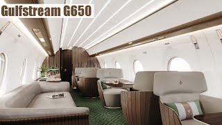 Inside Gulfstream G650 Private Jet [upl. by Anneg268]