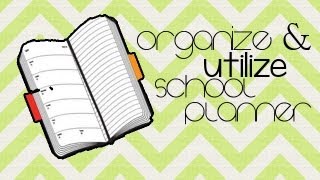 Organize and Utilize School Planner  School Tips [upl. by Tarrance]